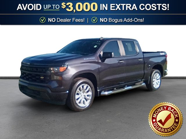 Dark Ash Metallic 2022 Chevrolet Silverado 1500 Pickup Truck Four-Wheel Drive 8-Speed Automatic