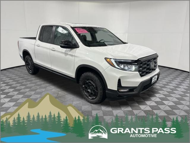 Platinum White Pearl 2026 Honda Ridgeline TrailSport S AWD Pickup Truck All-Wheel Drive 9-Speed Automatic