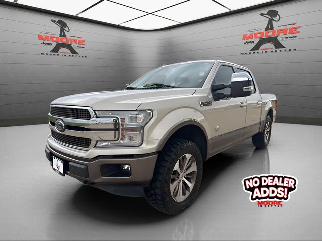 White Gold 2018 Ford F-150 King Ranch SuperCrew 4WD Pickup Truck Four-Wheel Drive Automatic