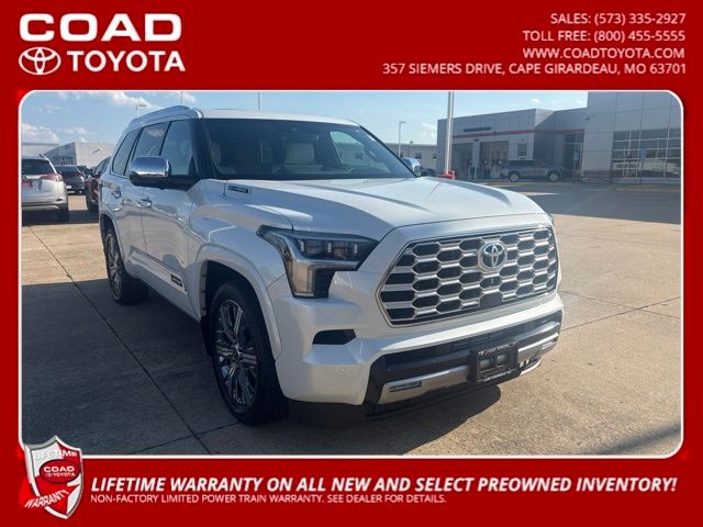 White (Wind Chill Pearl) 2023 Toyota Sequoia SUV / Crossover Four-Wheel Drive Automatic