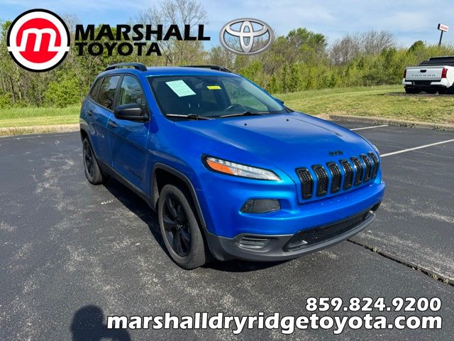 Hydro Blue Pearlcoat 2017 Jeep Cherokee Sport Altitude 4WD SUV / Crossover Four-Wheel Drive 9-Speed Automatic