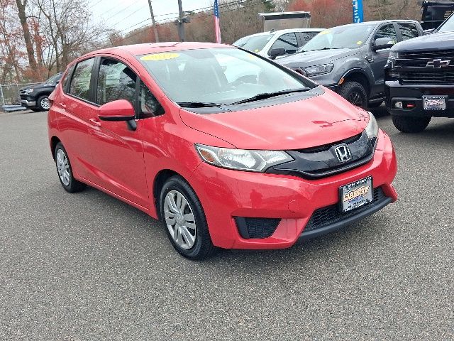 Red 2017 Honda Fit LX Hatchback Front-Wheel Drive Continuously Variable Transmission