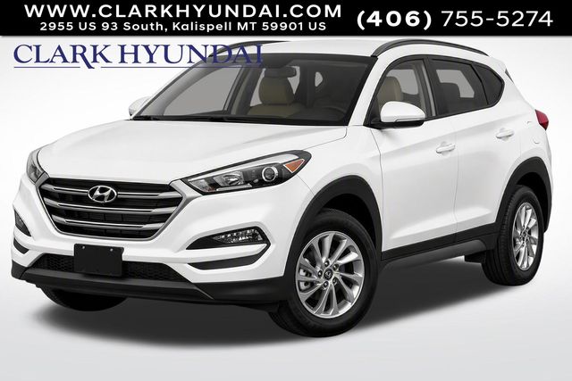 Dazzling White 2017 Hyundai Tucson SUV / Crossover All-Wheel Drive 6-Speed Automatic
