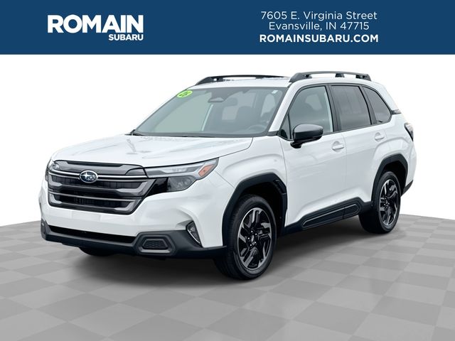 Crystal White Pearl 2026 Subaru Forester SUV / Crossover All-Wheel Drive Continuously Variable Transmission