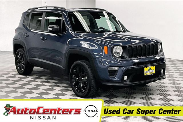 Slate Blue Pearlcoat 2023 Jeep Renegade SUV / Crossover Four-Wheel Drive 9-Speed Automatic