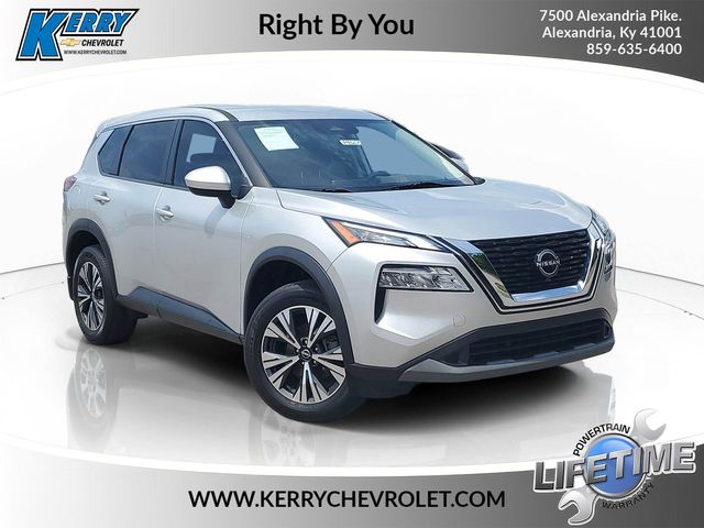 Brilliant Silver Metallic 2023 Nissan Rogue SV AWD SUV / Crossover All-Wheel Drive Continuously Variable Transmission