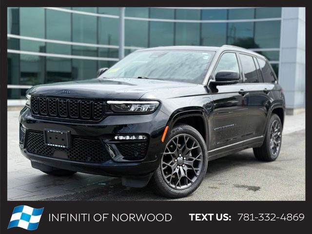 Diamond Black Crystal Pearlcoat 2023 Jeep Grand Cherokee 4xe SUV / Crossover Four-Wheel Drive Automatic