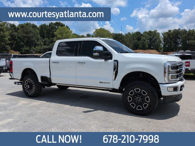 Star White Metallic Tri-Coat 2024 Ford F-250 Super Duty Pickup Truck Four-Wheel Drive Automatic