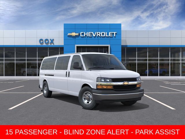Summit White 2026 Chevrolet Express 3500 LT Extended RWD Van Rear-Wheel Drive