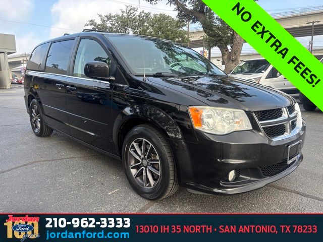 Brilliant Black Crystal Pearlcoat 2017 Dodge Grand Caravan Minivan Front-Wheel Drive 6-Speed Automatic