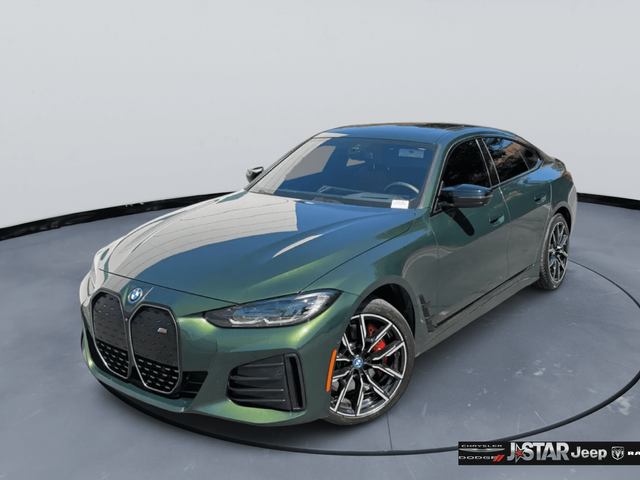 San Remo Green Metallic 2023 BMW i4 Sedan All-Wheel Drive Automatic