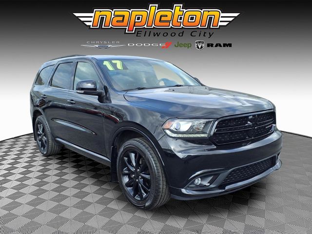 DB Black Crystal Clearcoat 2017 Dodge Durango GT AWD SUV / Crossover All-Wheel Drive 8-Speed Automatic