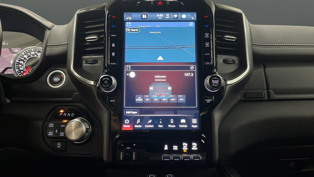 Used 2022 Diamond Black Crystal Pearlcoat Ram Laramie image 11