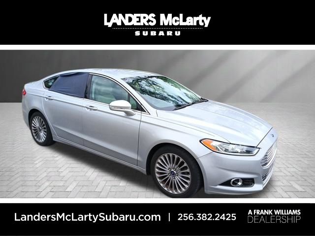 Ingot Silver 2016 Ford Fusion Titanium Sedan Front-Wheel Drive 6-Speed Automatic