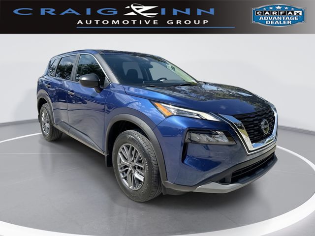 Caspian Blue Metallic 2023 Nissan Rogue S AWD SUV / Crossover All-Wheel Drive Continuously Variable Transmission