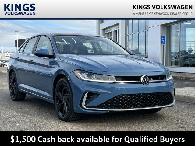 Blue 2026 Volkswagen Jetta Sedan Front-Wheel Drive 8-Speed Automatic
