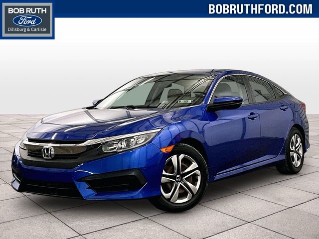 2016 Honda Civic LX Blue at Rochrich Mazda