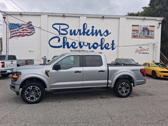 Silver Metallic 2025 Ford F-150 Pickup Truck Four-Wheel Drive Automatic