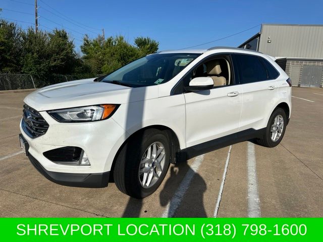 Star White Metallic Tri-Coat 2021 Ford Edge SUV / Crossover Front-Wheel Drive 8-Speed Automatic