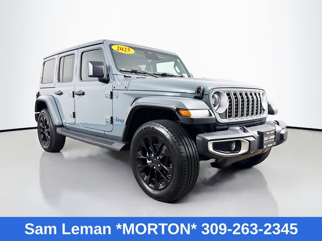 Anvil Clearcoat 2025 Jeep Wrangler 4xe Sahara 4WD SUV / Crossover Four-Wheel Drive 8-Speed Automatic