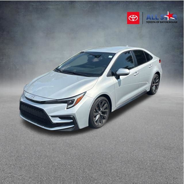 Classic Silver Metallic 2024 Toyota Corolla Sedan Front-Wheel Drive Continuously Variable Transmission