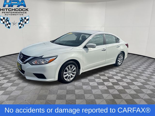 Glacier White 2018 Nissan Altima Sedan Front-Wheel Drive Continuously Variable Transmission