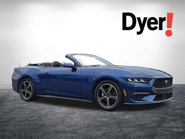 Atlas Blue Metallic 2024 Ford Mustang Convertible Rear-Wheel Drive Automatic