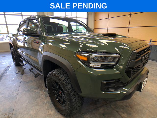 Army Green 2020 Toyota Tacoma TRD Pro Double Cab 4WD Pickup Truck Four-Wheel Drive 6-Speed Automatic