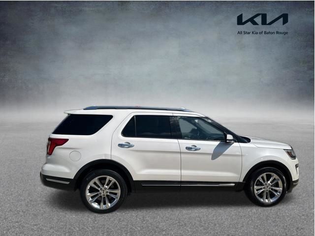 White Platinum Clearcoat Metallic 2018 Ford Explorer Limited SUV / Crossover Front-Wheel Drive 6-Speed Automatic