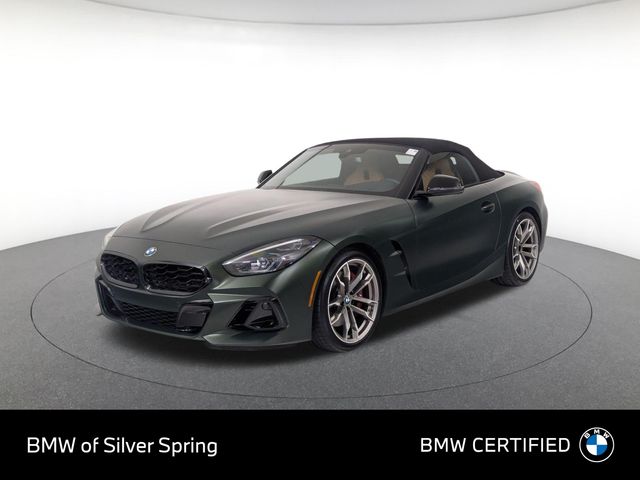 Frozen Deep Green Metallic 2025 BMW Z4 M40i RWD Convertible Rear-Wheel Drive Manual