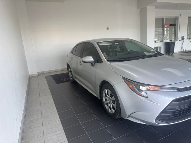 2025 Toyota Corolla LE Silver at Classic Elite Chevrolet Sugar Land