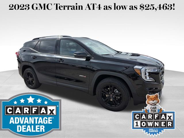 Black (Ebony Twilight Metallic) 2023 GMC Terrain SUV / Crossover All-Wheel Drive 9-Speed Automatic