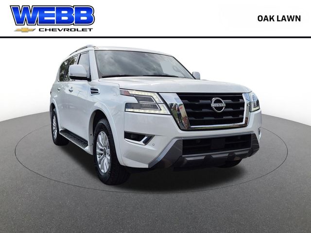 Aspen White Tricoat 2023 Nissan Armada SUV / Crossover Four-Wheel Drive 7-Speed Automatic