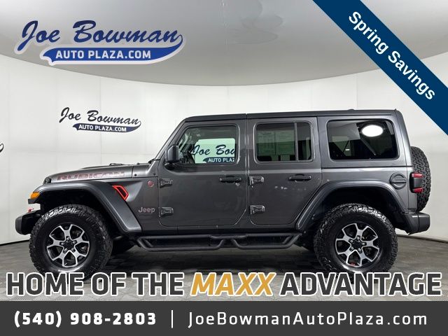 Gray (Granite Crystal Metallic Clearcoat) 2021 Jeep Wrangler Unlimited Rubicon 4WD SUV / Crossover Four-Wheel Drive 8-Speed Automatic