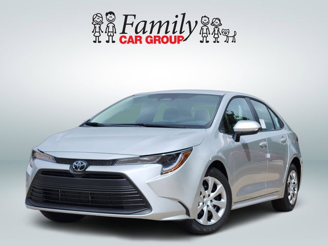 Silver 2026 Toyota Corolla LE FWD Sedan Front-Wheel Drive Continuously Variable Transmission
