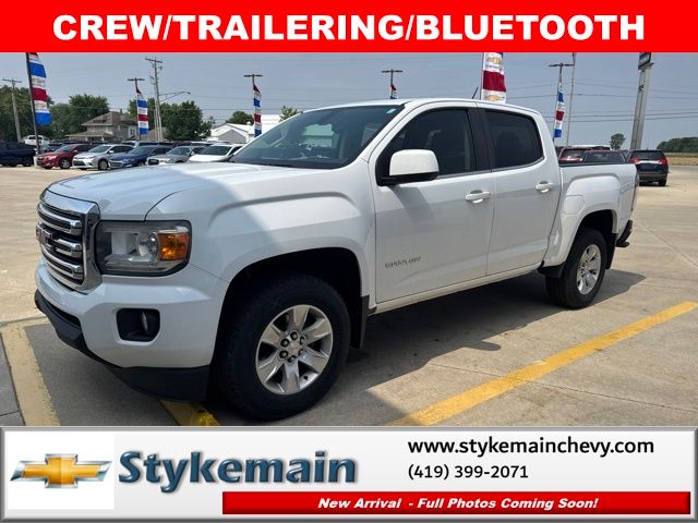 Summit White 2016 GMC Canyon SLE Crew Cab Pickup Truck 4X2 6-Speed Automatic