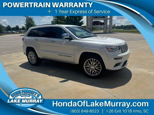 White (Ivory) 2018 Jeep Grand Cherokee SUV / Crossover 4X2 8-Speed Automatic