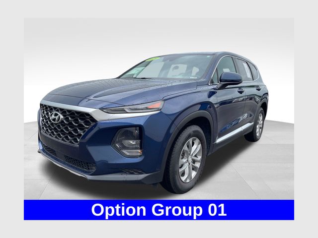 Stormy Blue 2020 Hyundai Santa Fe SUV / Crossover All-Wheel Drive 8-Speed Automatic