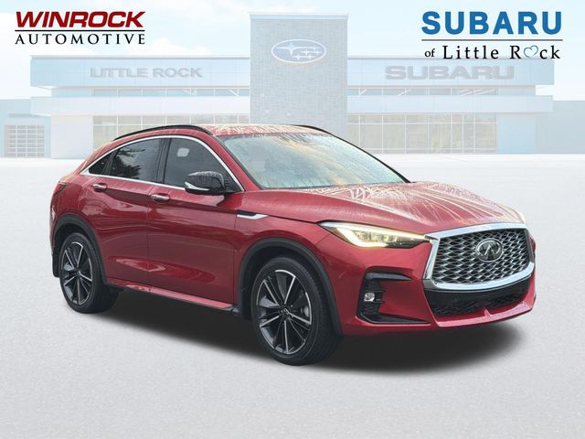 Red 2023 INFINITI QX55 SUV / Crossover All-Wheel Drive Continuously Variable Transmission