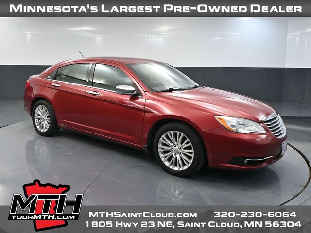 Deep Cherry Red Crystal Pearlcoat 2012 Chrysler 200 Limited Sedan FWD Sedan Front-Wheel Drive 6-Speed Automatic