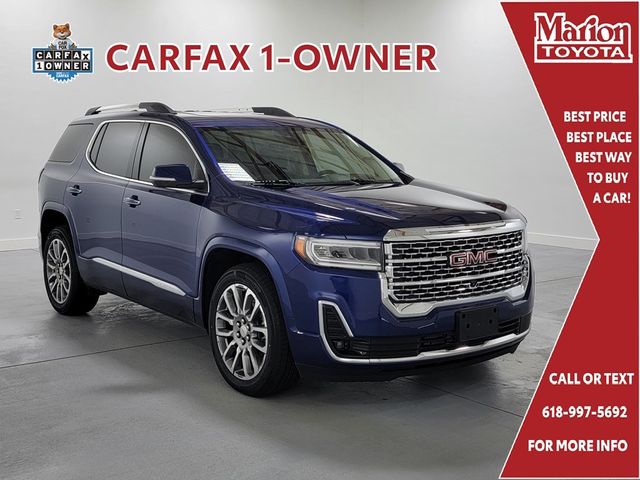 Ultra Blue Metallic 2023 GMC Acadia SUV / Crossover Four-Wheel Drive Automatic