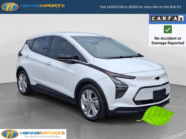 Summit White 2023 Chevrolet Bolt EV Hatchback Front-Wheel Drive 1-Speed Automatic
