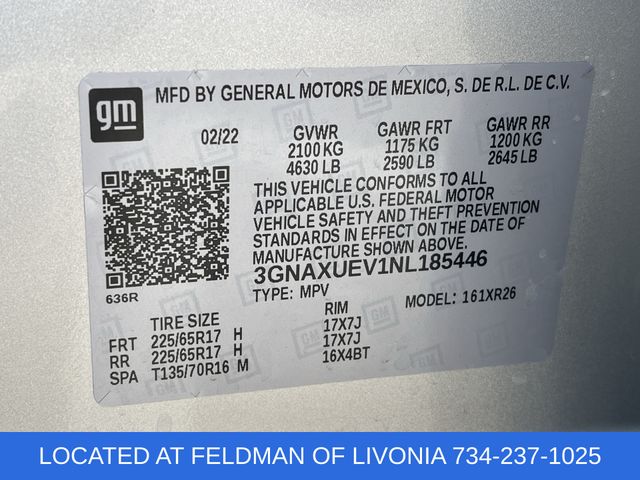 Used 2022 Chevrolet Equinox For Sale in New Hudson, MI