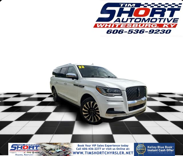 White Metallic 2022 Lincoln Navigator L Black Label 4WD SUV / Crossover Four-Wheel Drive Automatic
