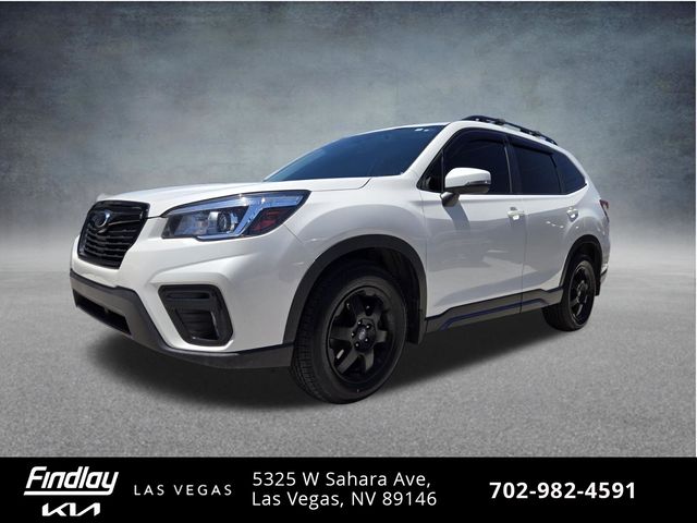 Crystal White Pearl 2019 Subaru Forester SUV / Crossover All-Wheel Drive Continuously Variable Transmission