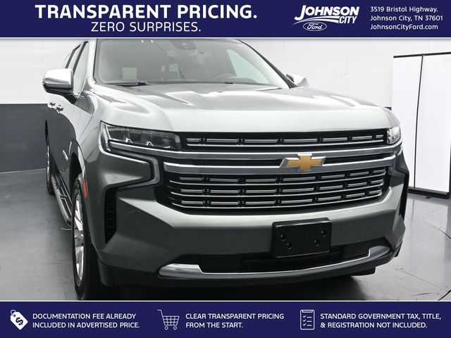 Silver Sage Metallic 2023 Chevrolet Suburban Premier 4WD SUV / Crossover Four-Wheel Drive