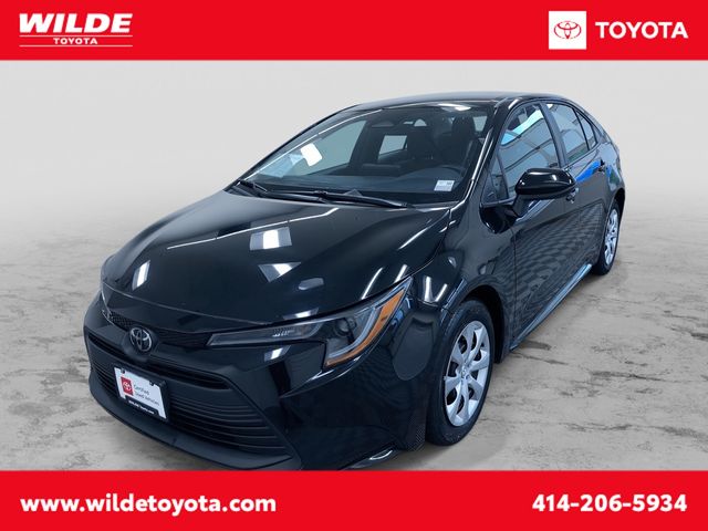 Midnight Black Metallic 2025 Toyota Corolla Sedan Front-Wheel Drive Continuously Variable Transmission