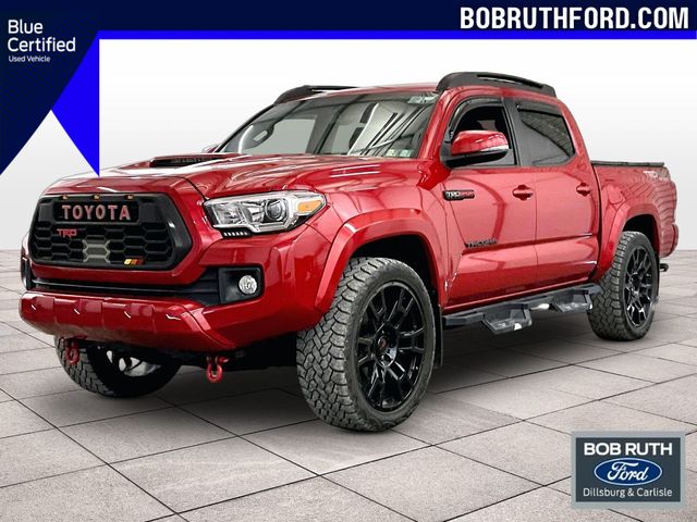 Barcelona Red Metallic 2017 Toyota Tacoma Pickup Truck Four-Wheel Drive 6-Speed Manual