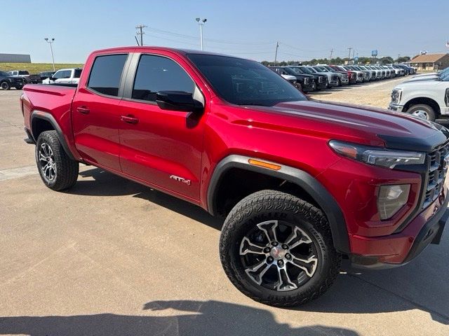 Volcanic Red Tintcoat 2025 GMC Canyon Pickup Truck Four-Wheel Drive 8-Speed Automatic