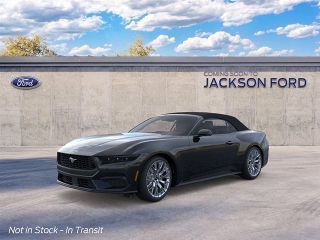 Shadow Black 2026 Ford Mustang Convertible Rear-Wheel Drive Automatic